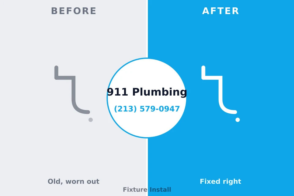 Before and after: plumbing repair Rocky Boy West, MT
